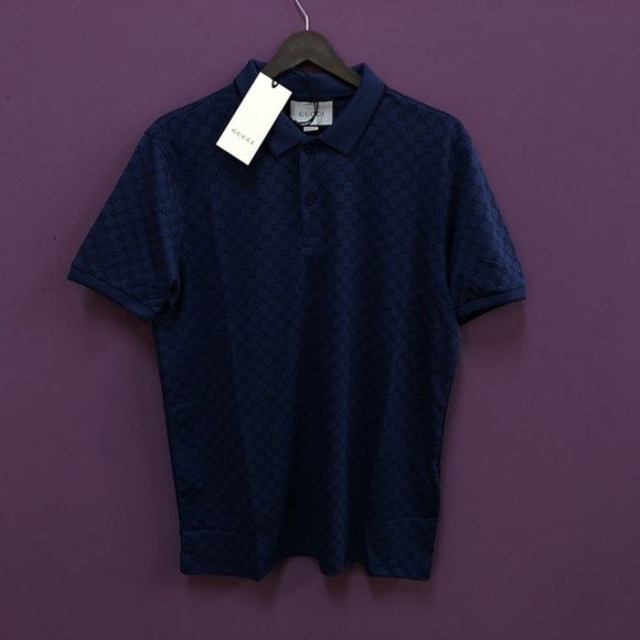 dark blue gucci shirt